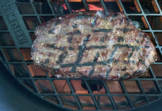 Flat Iron Steak op de bbq