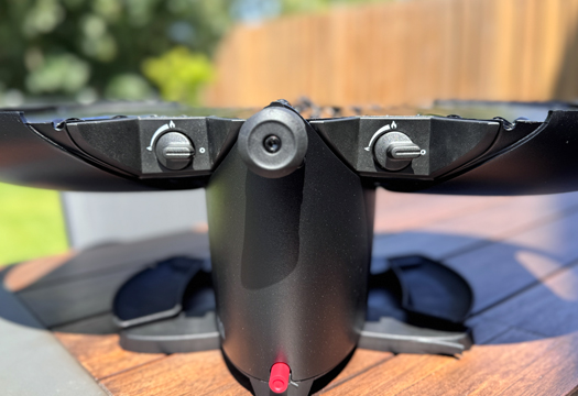 nomadiQ bbq 3.0 bedieningsknoppen en elektrische ontsteking