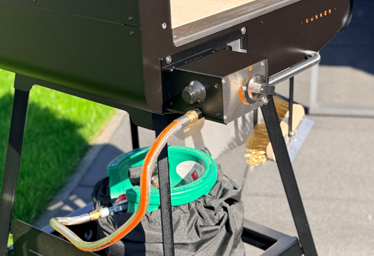 Met de optionele gasmodule transformeer je de Vonken Urban in een gas oven