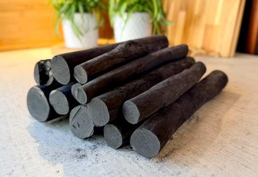 Binchotan houtskool op de Shichirin van Bestcharcoal