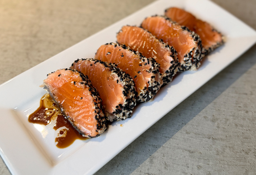 Zalm met sesamkorst